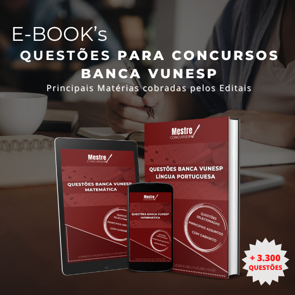 Questões para Concursos - Banca VUNESP