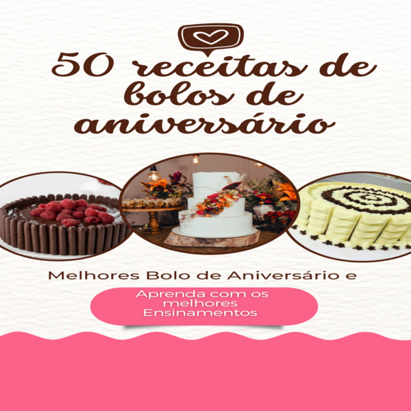 Imagem de capa para o Curso online 50 receitas de bolos de aniversário 