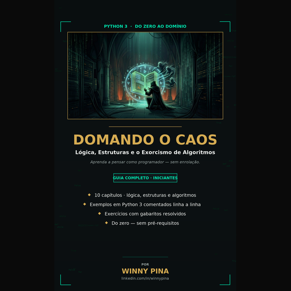 Capa do Livro Domando o Caos