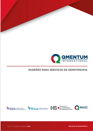 Imagem de capa para o Ebook Manual Qmentum: Serviços de Hemoterapia