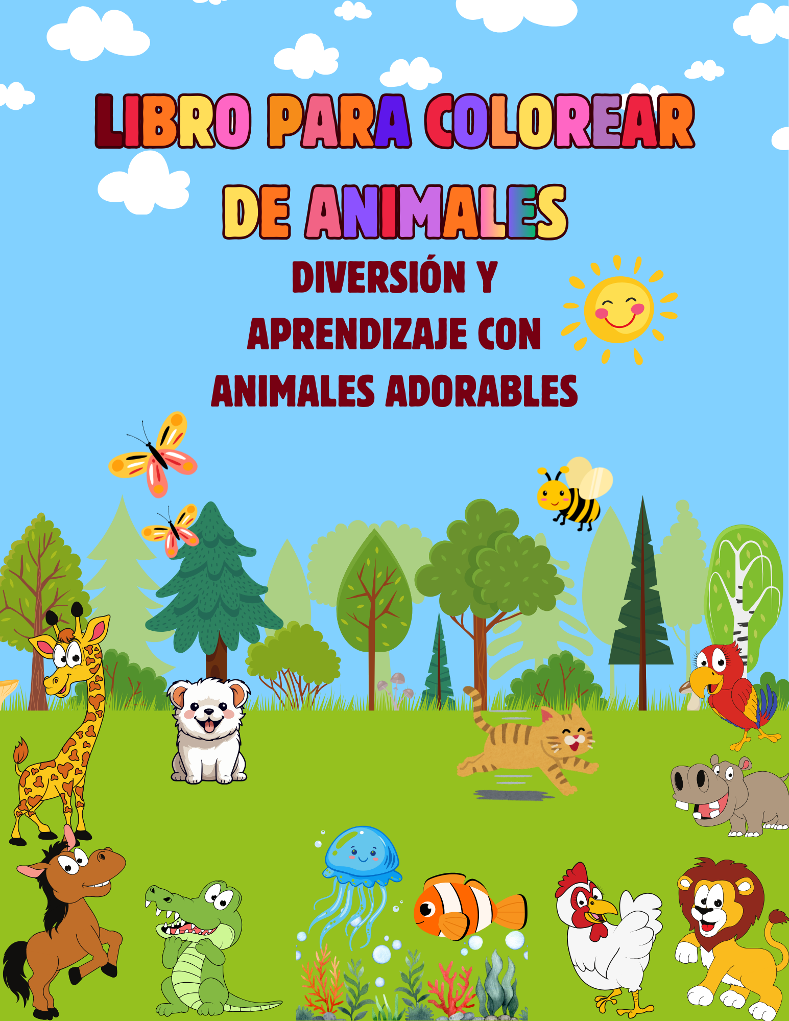 Libro para Colorear de Animales | Hotmart