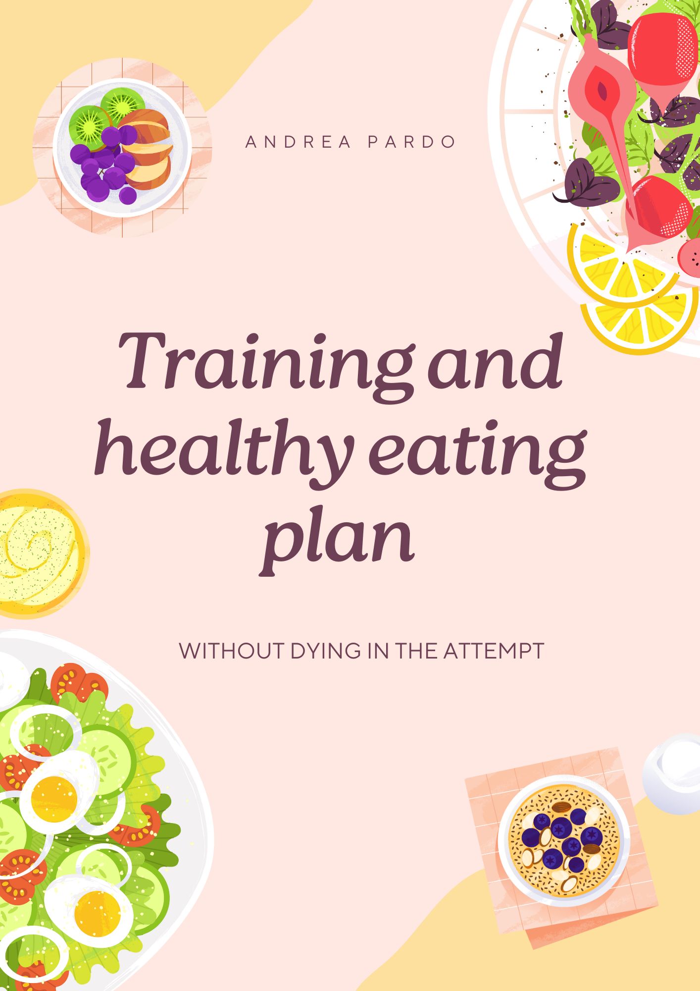 Healthy Eating Training Program Example Training and healthy eating plan - Paula Andrea | Hotmart