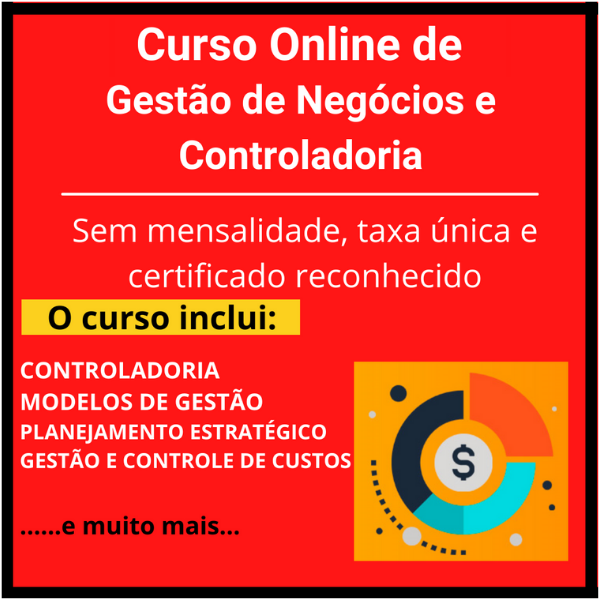 Imagem de capa para o Curso online GESTÃO DE NEGÓCIOS E CONTROLADORIA