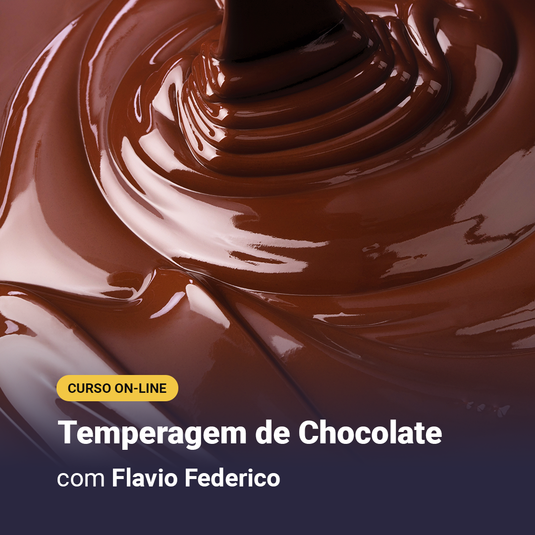 Imagem de capa para o Curso online Temperagem de Chocolate com Flavio Federico