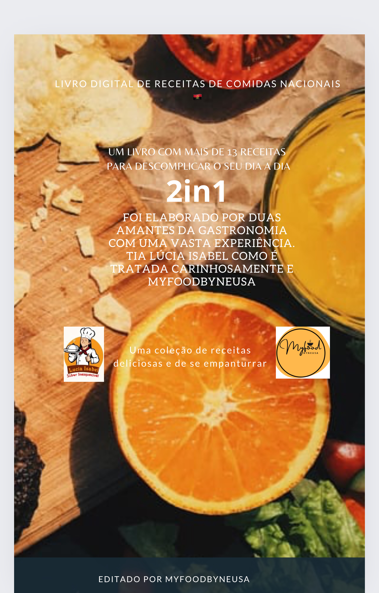 Livro digital de comida tradicional angolana - Nesa Vieira Bunga