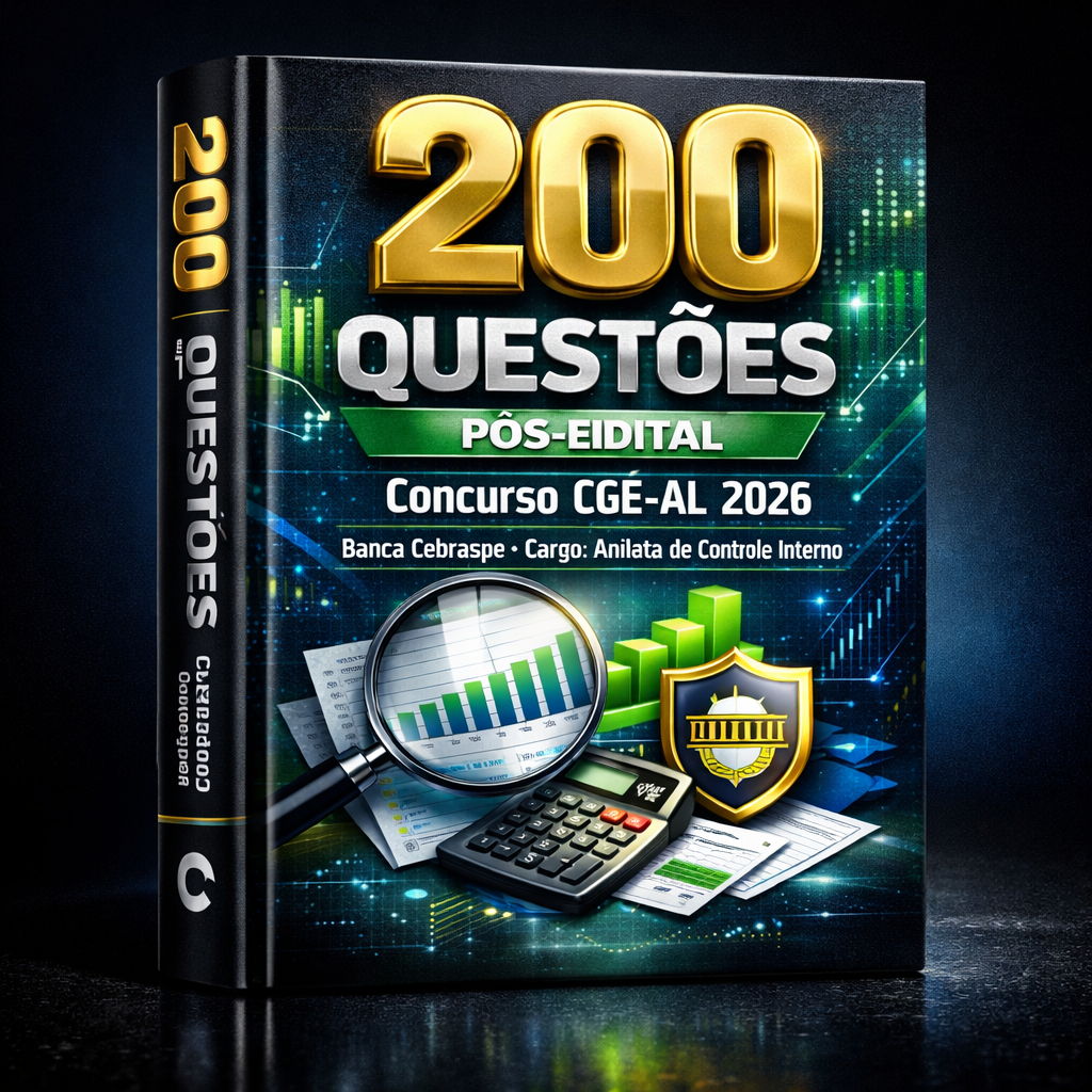 200 Questões Pós-Edital – Concurso CGE-AL 2026 – Banca Cebraspe – Cargo: Analista de Controle Interno – História e Geografia de Alagoas