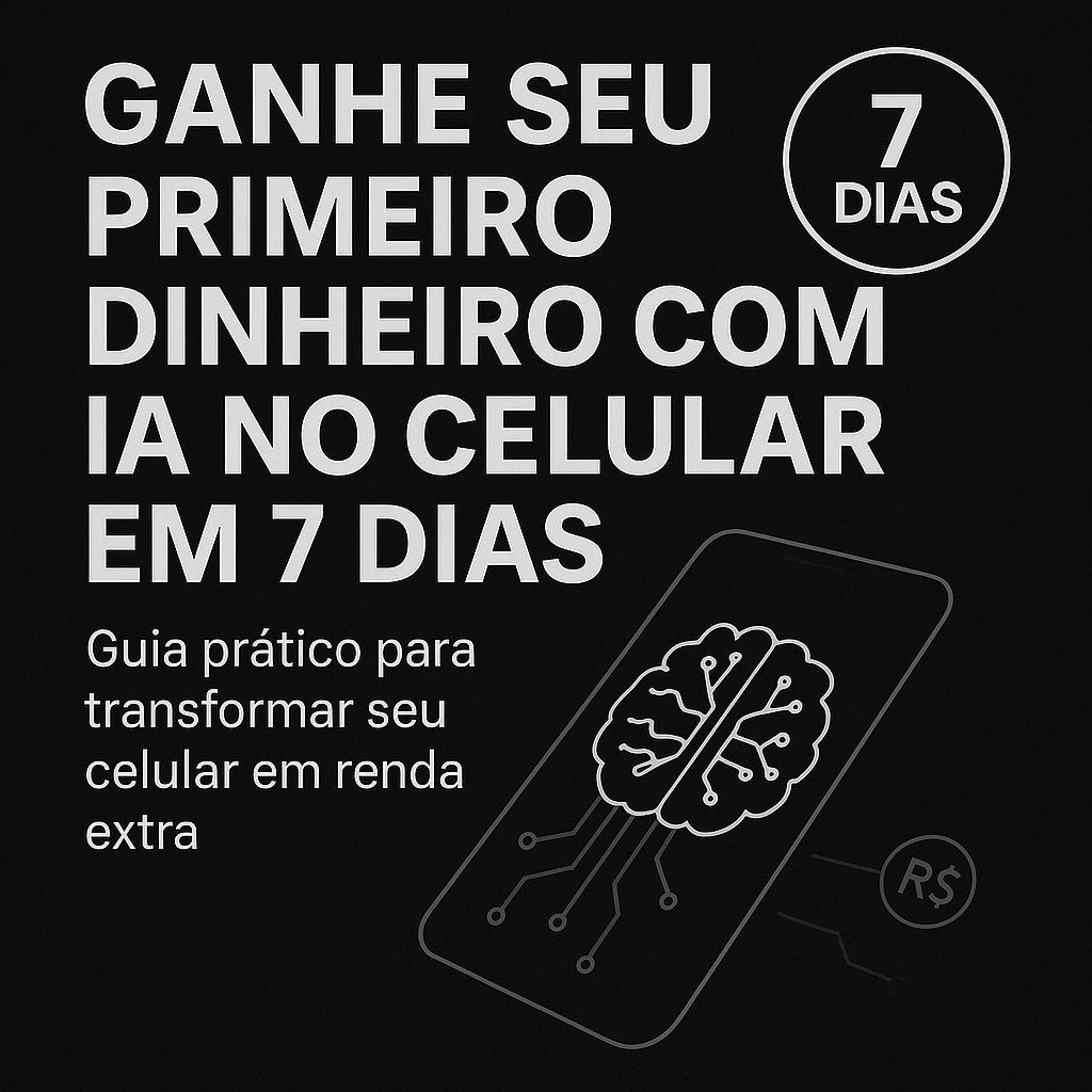 Ganhe seu primeiro dinheiro com ia no celular em sete dias | Hotmart
