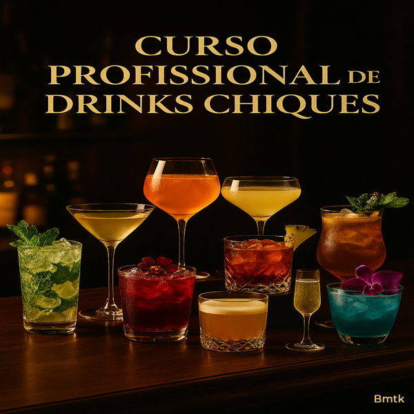 Curso Profissional de Drinks Chiques – Edição Premium