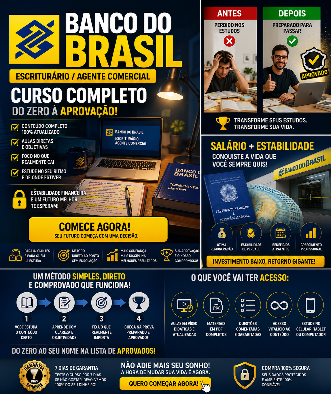 CURSO BANCO DO BRASIL ESCRITUÁRIO E AGENTE COMERCIAL