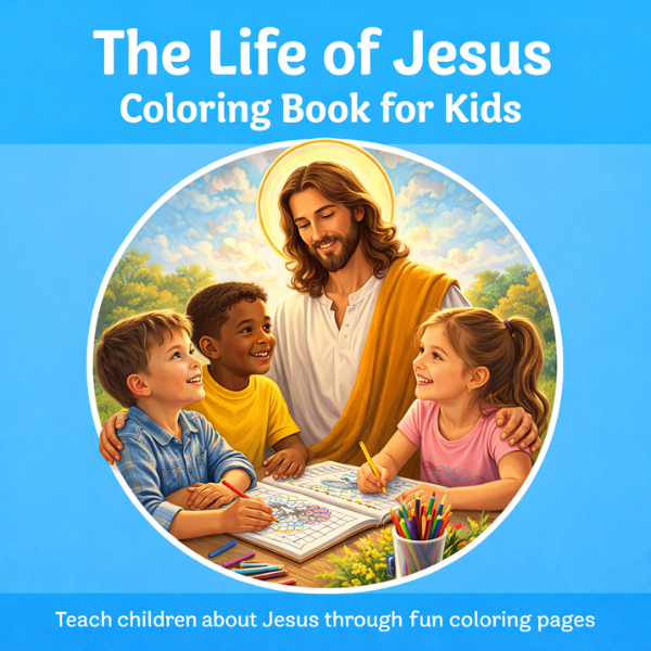 The Life of Jesus Coloring Book for Kids