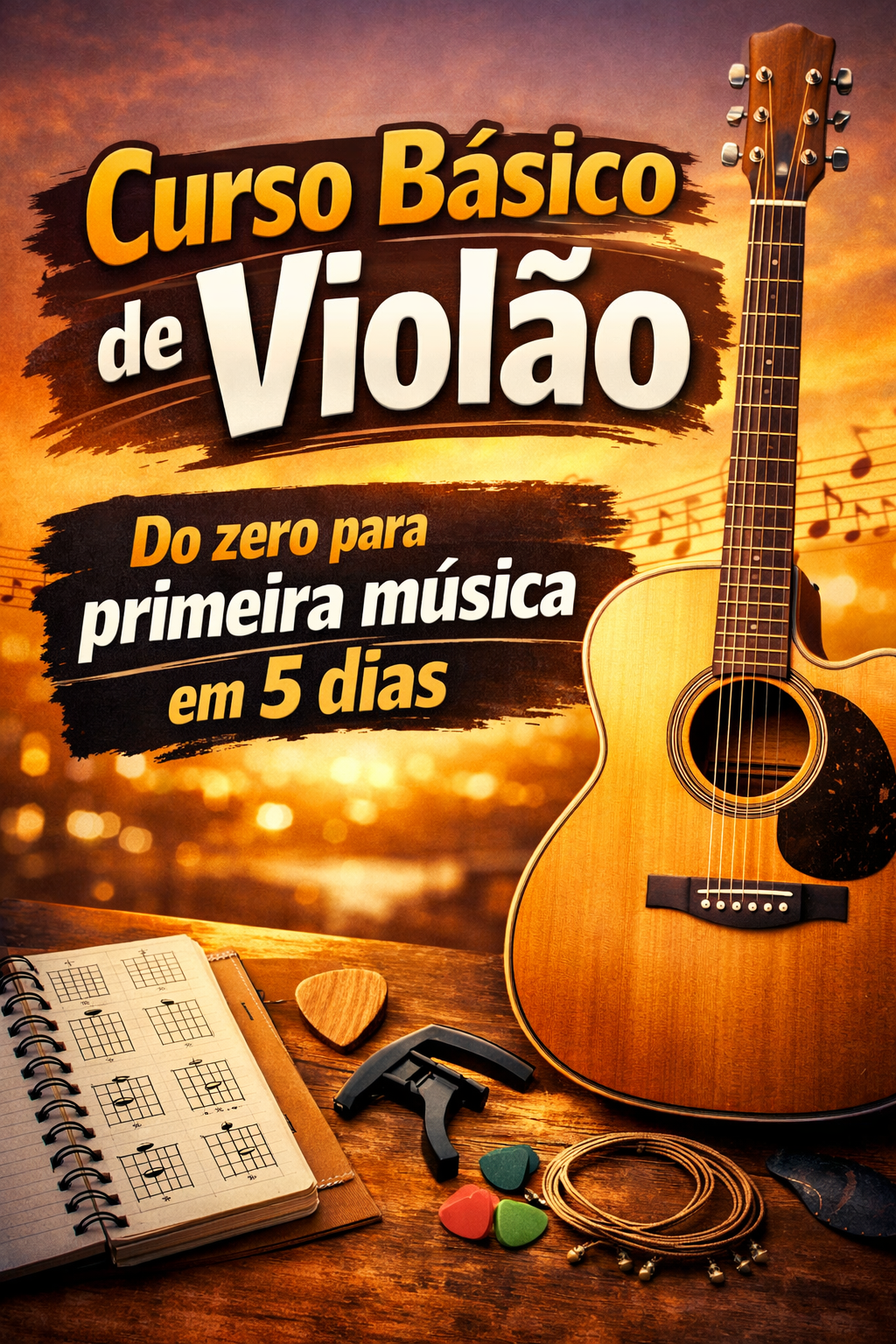 Violão do Zero: Toque sua Primeira Música em 5 Dias (1 AULA EM PDF)