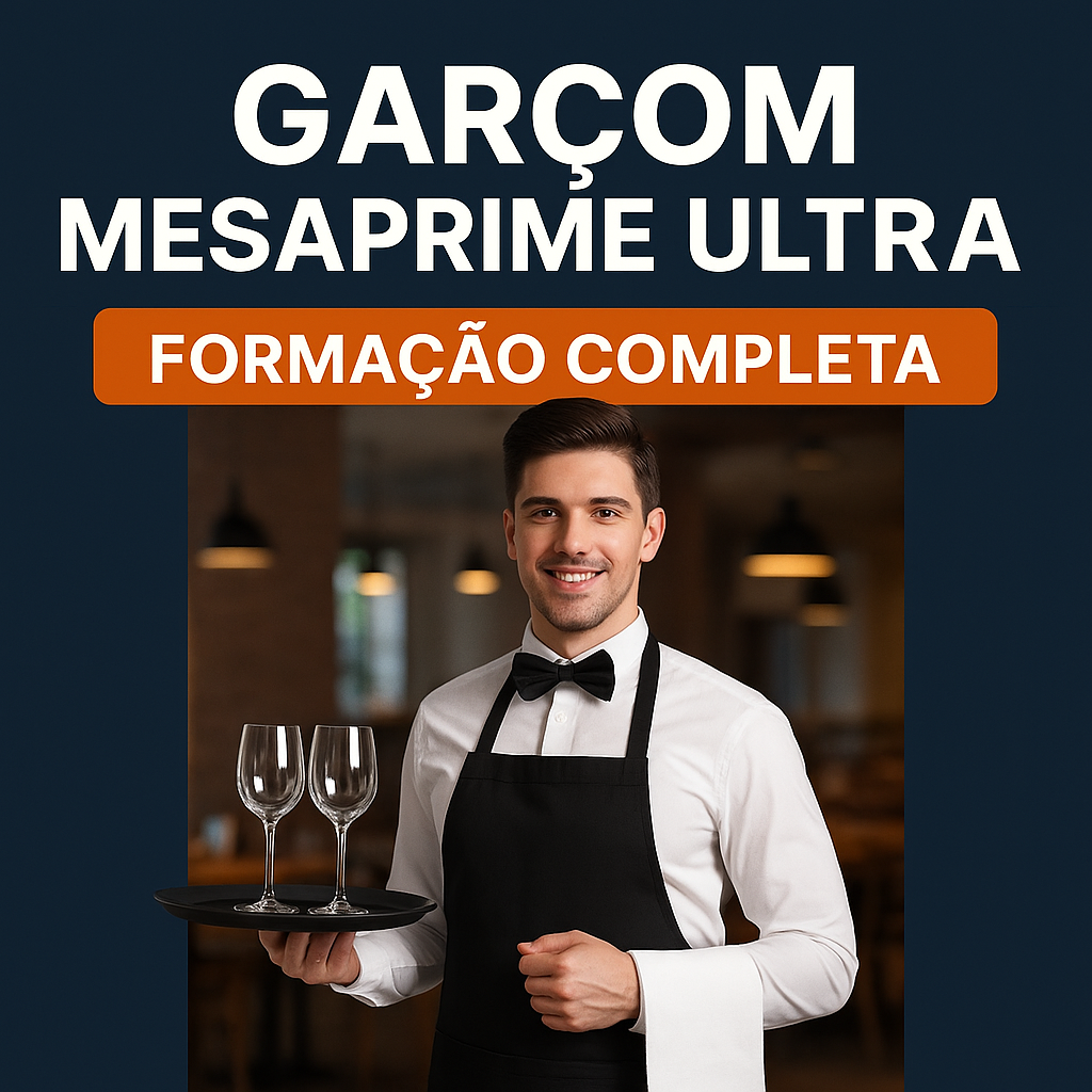Garçom MesaPrime Ultra – Formação Completa