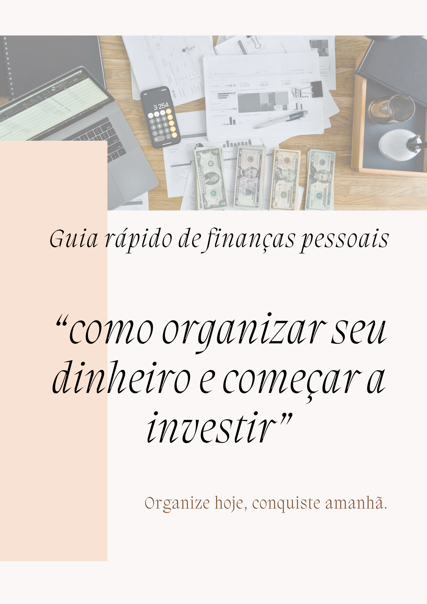 Guia rápido de finanças pessoais: “como organizar seu dinheiro e co...