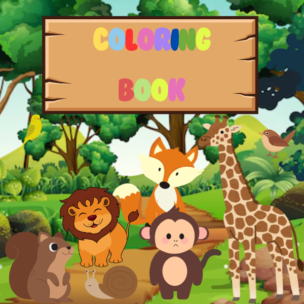 Libro para Colorear de Animales Bebé – Formato Digital PDF - Shirly...