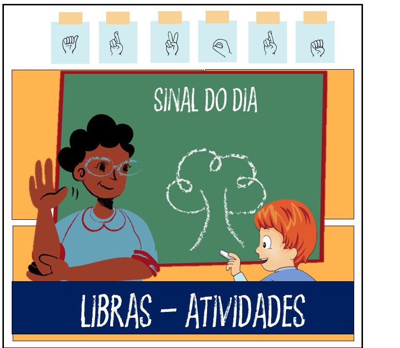Imagem de capa para o Ebook Ebook - Libras para sua sala de aula 