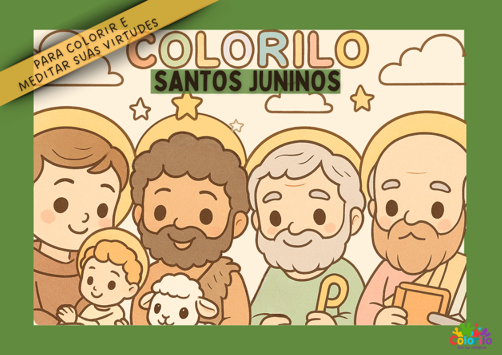 Santos Juninos: Para Colorir e Meditar - Colorilo | Hotmart