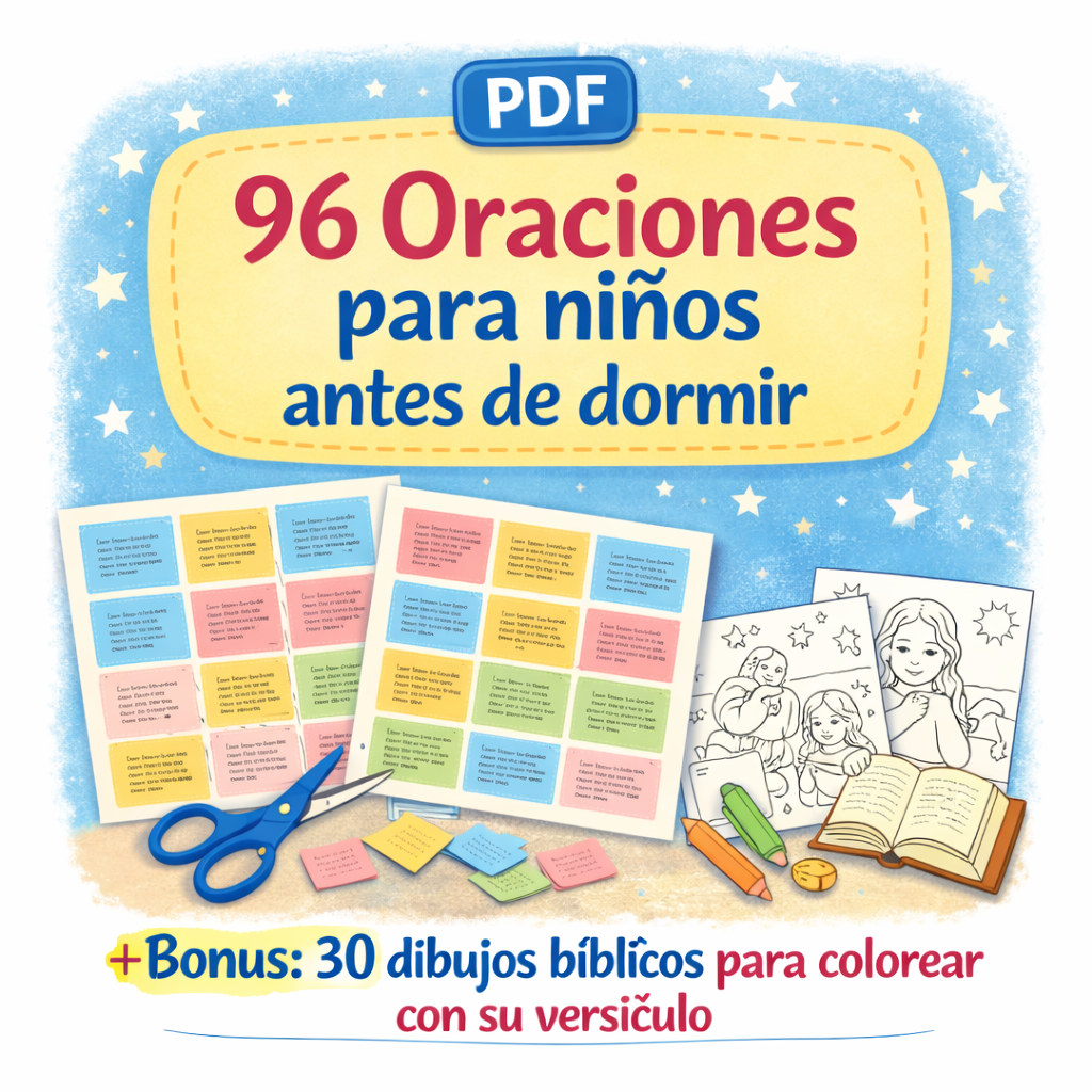 PDF Digital "Frasco de Oración": 96 oraciones sencillas para niños ...