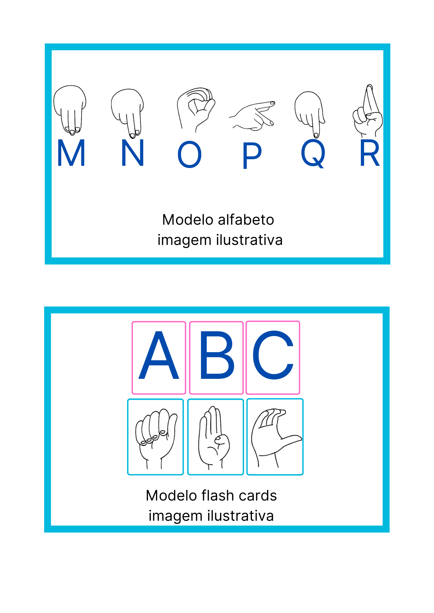 Flashcards Alfabeto Manual (Libras) - Gabriela Motta Rosa dos Santo...