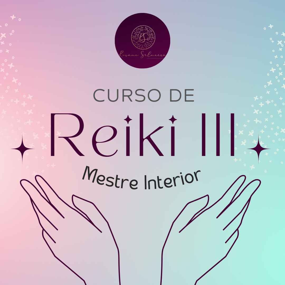 Imagem de capa para o Curso online Curso Reiki Nível III - A Realização