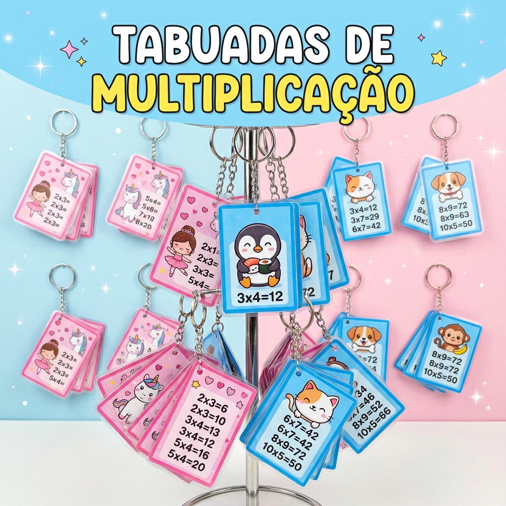 Kit Tabuada Visual - 60 Templates Editáveis Canva - ­ | Hotmart