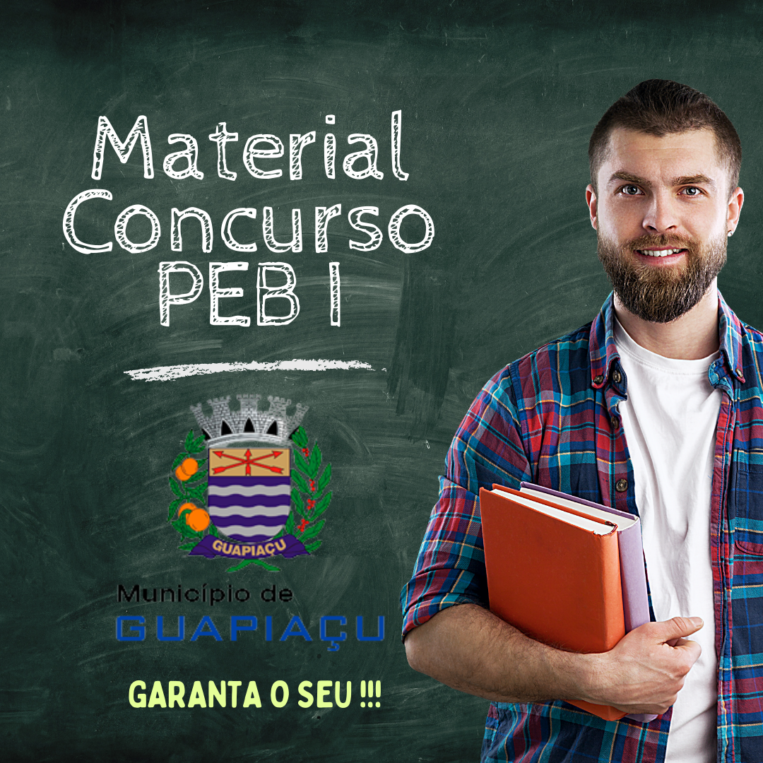 MATERIAL CONCURSO PROFESSOR PEB I GUAPIAÇU 2022-23