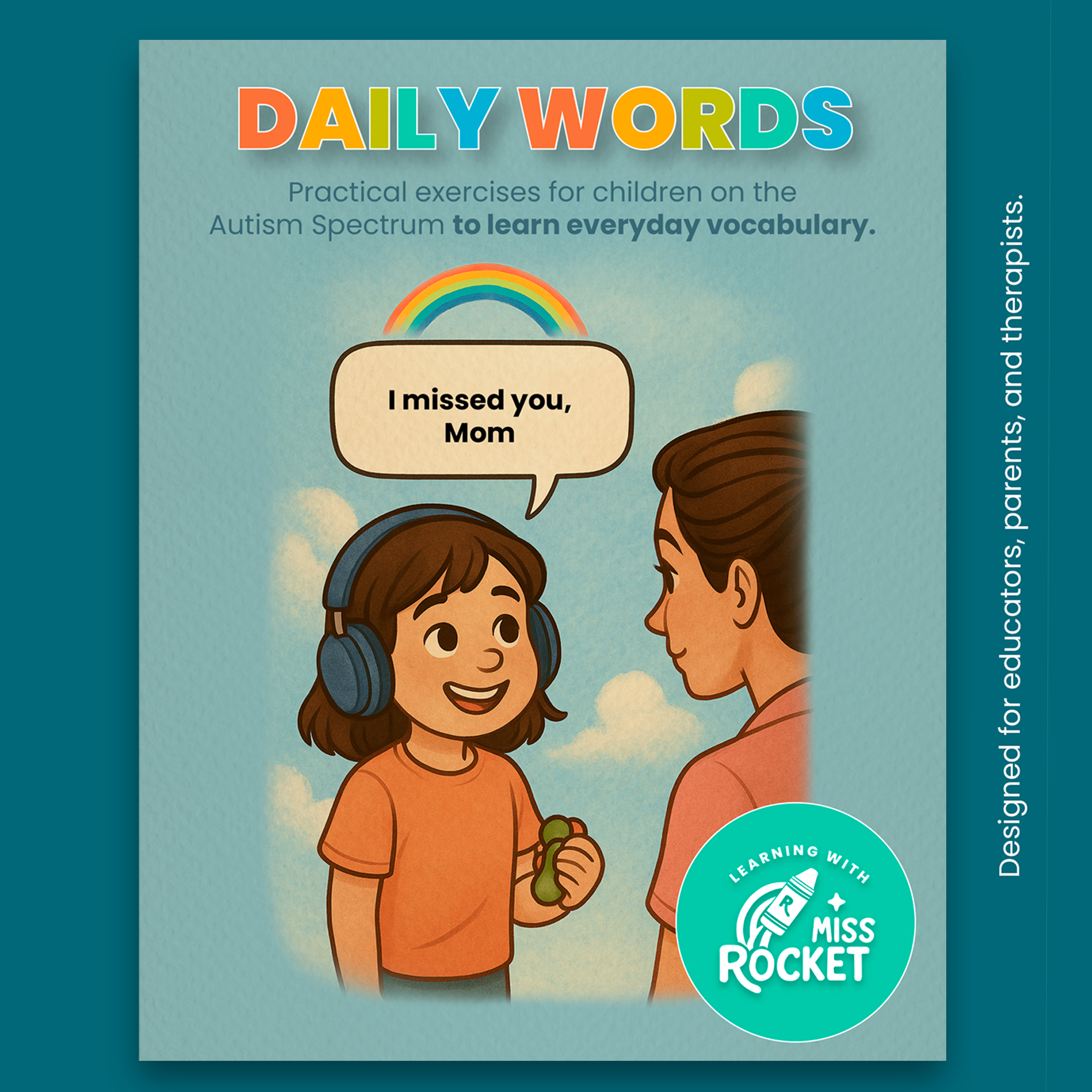 DAILY WORDS Practical Vocabulary Exercises for Children on the Autism