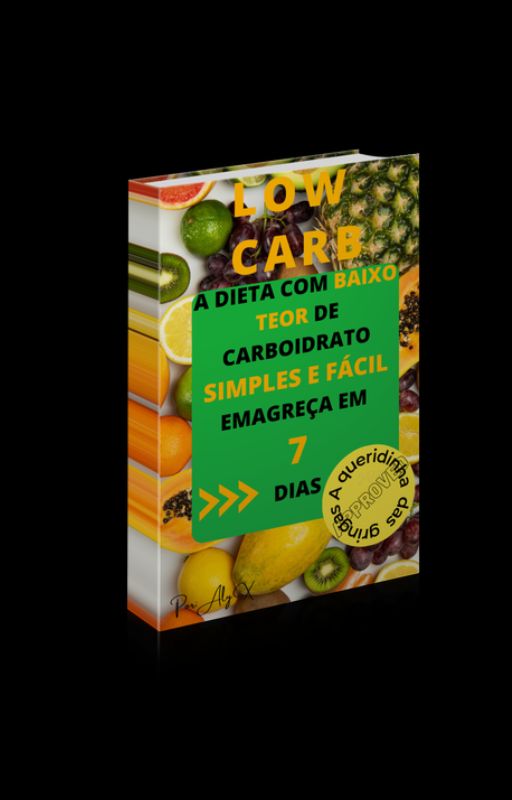 Imagem de capa para o Ebook Dieta Low Carb