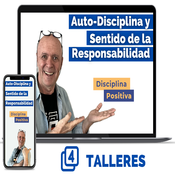 Imagen de portada para Curso online 🔆 Pack 1: AUTO-DISCIPLINA y Sentido de la RESPONSABILIDAD (4 Talleres/DP)