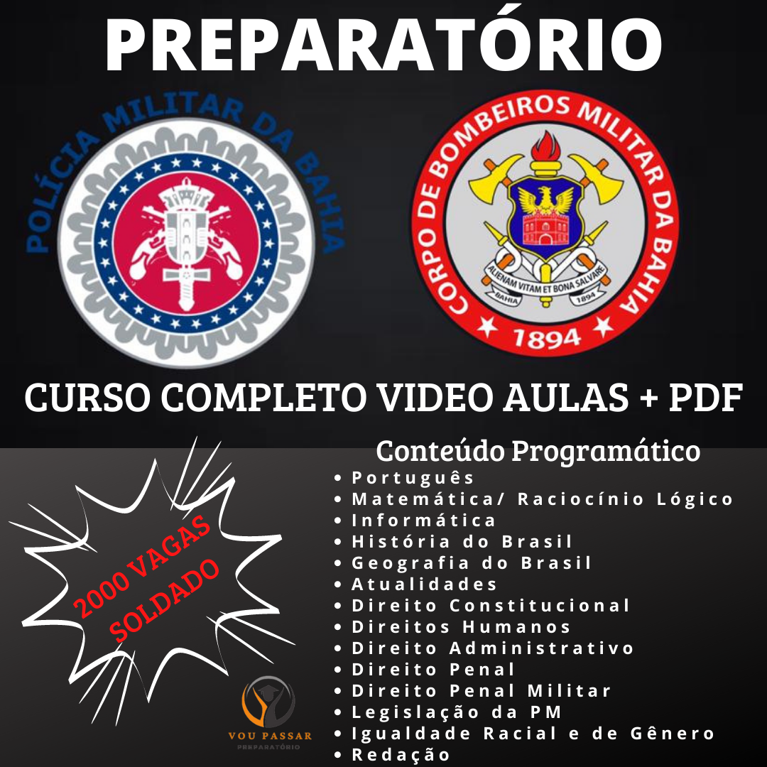 PREPARATÓRIO CONCURSO PM BAHIA (SOLDADO)