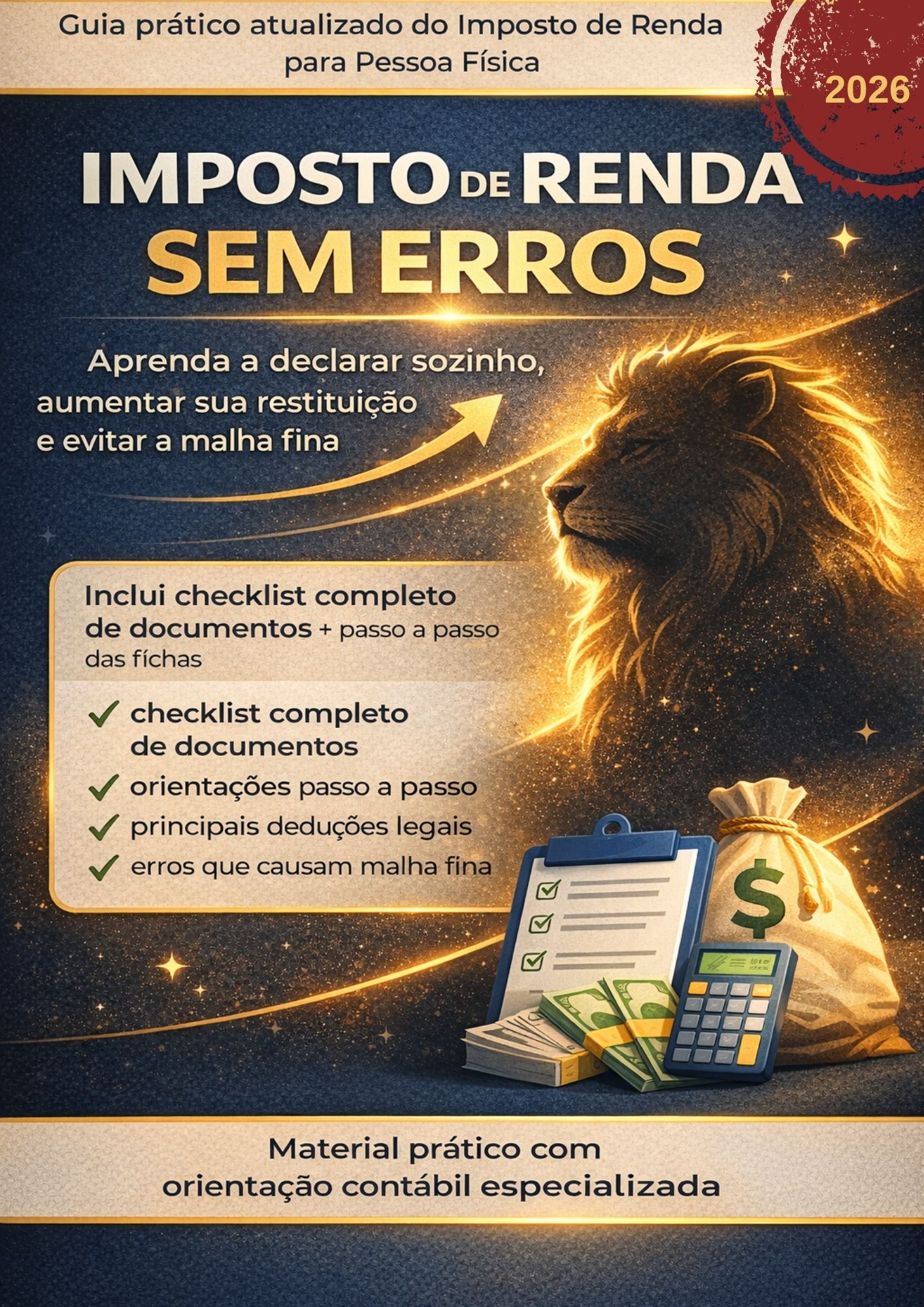 IMPOSTO DE RENDA 2026 SEM ERROS – Guia prático para declarar sozinh...
