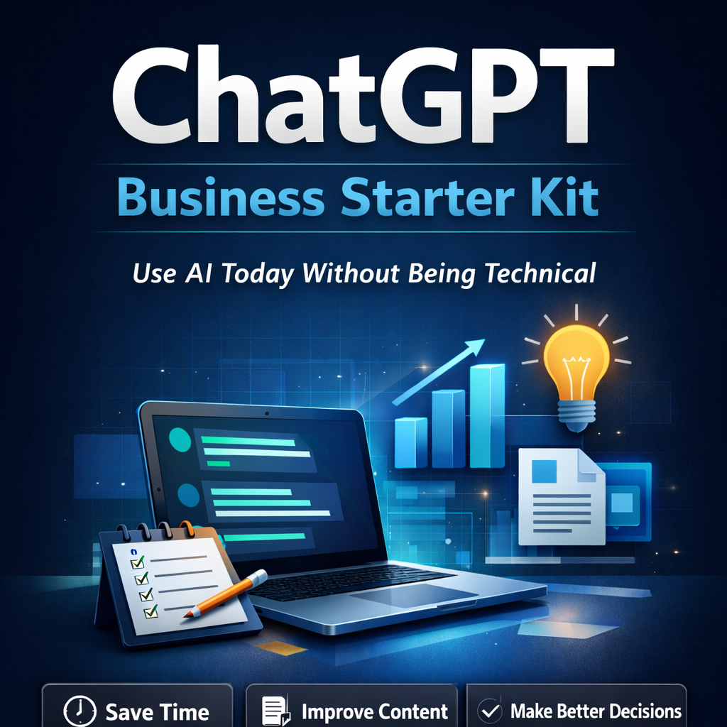ChatGPT Business Starter Kit Use AI Today Without Being Technical