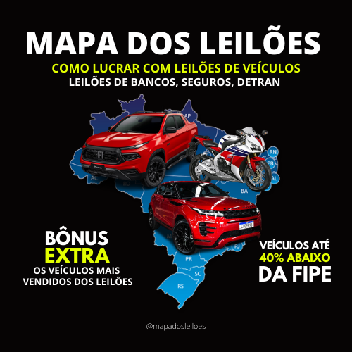 Mapa dos Leilões - Mapa dos Leilões | Hotmart