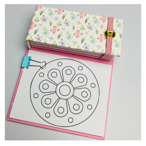 Imagem de capa para o Curso online Mini Kit para Colorir - Flores