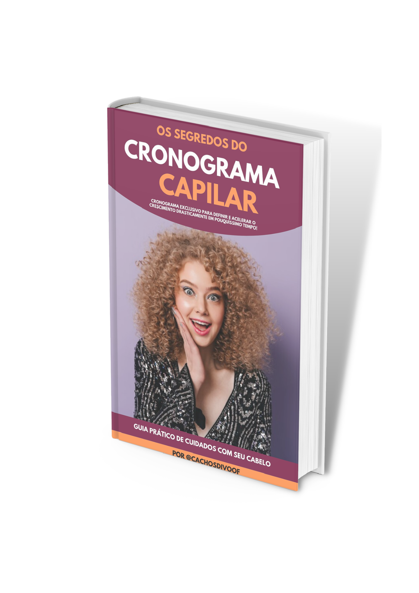 Imagem de capa para o Ebook Cronograma Capilar e Seus Segredos
