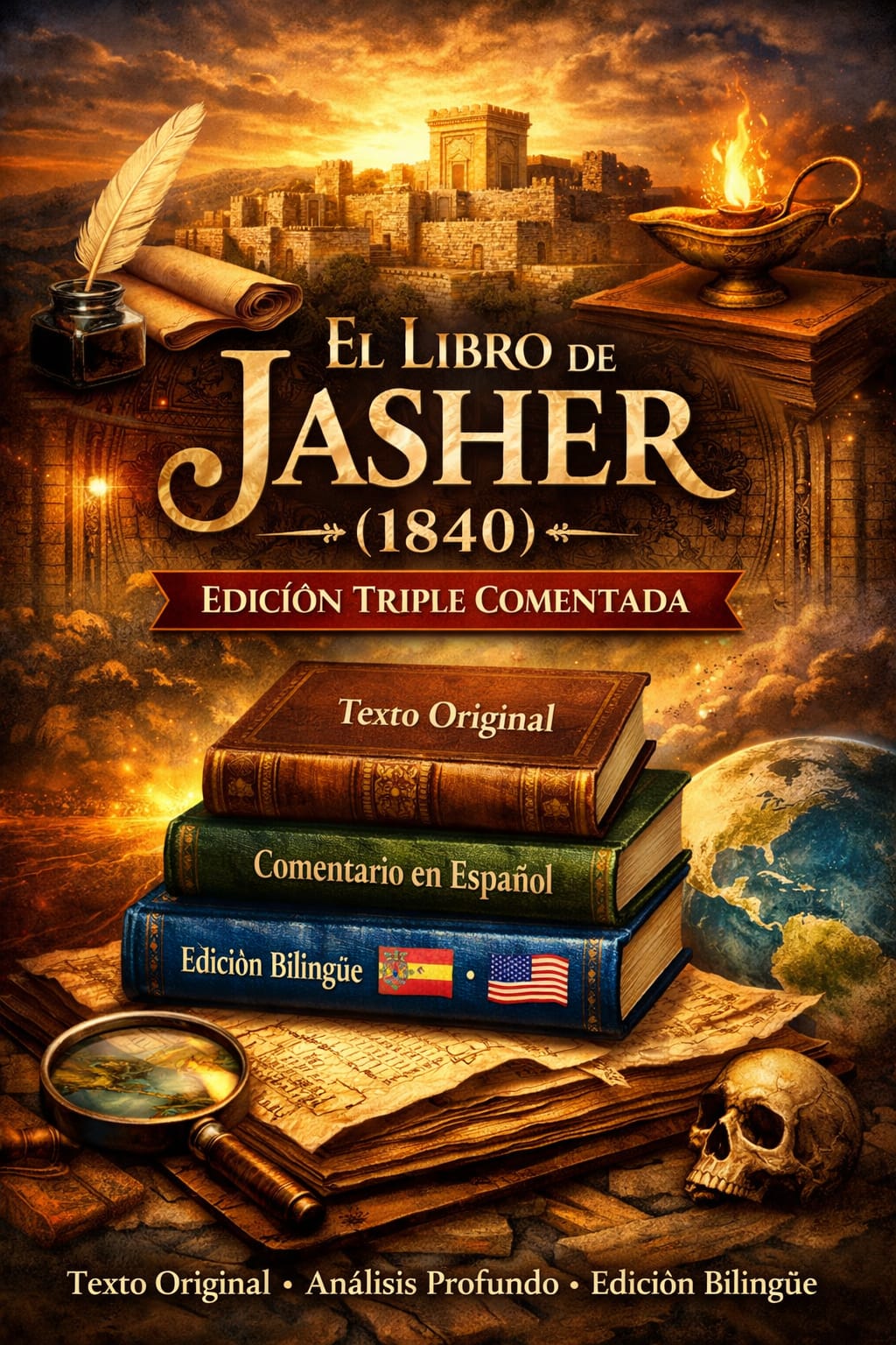 El Libro de Jasher (1840) — Edición Triple Comentada - ADALBERTO AP...