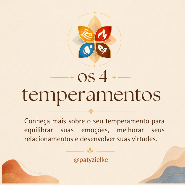 Capa do e-book Os 4 Temperamentos