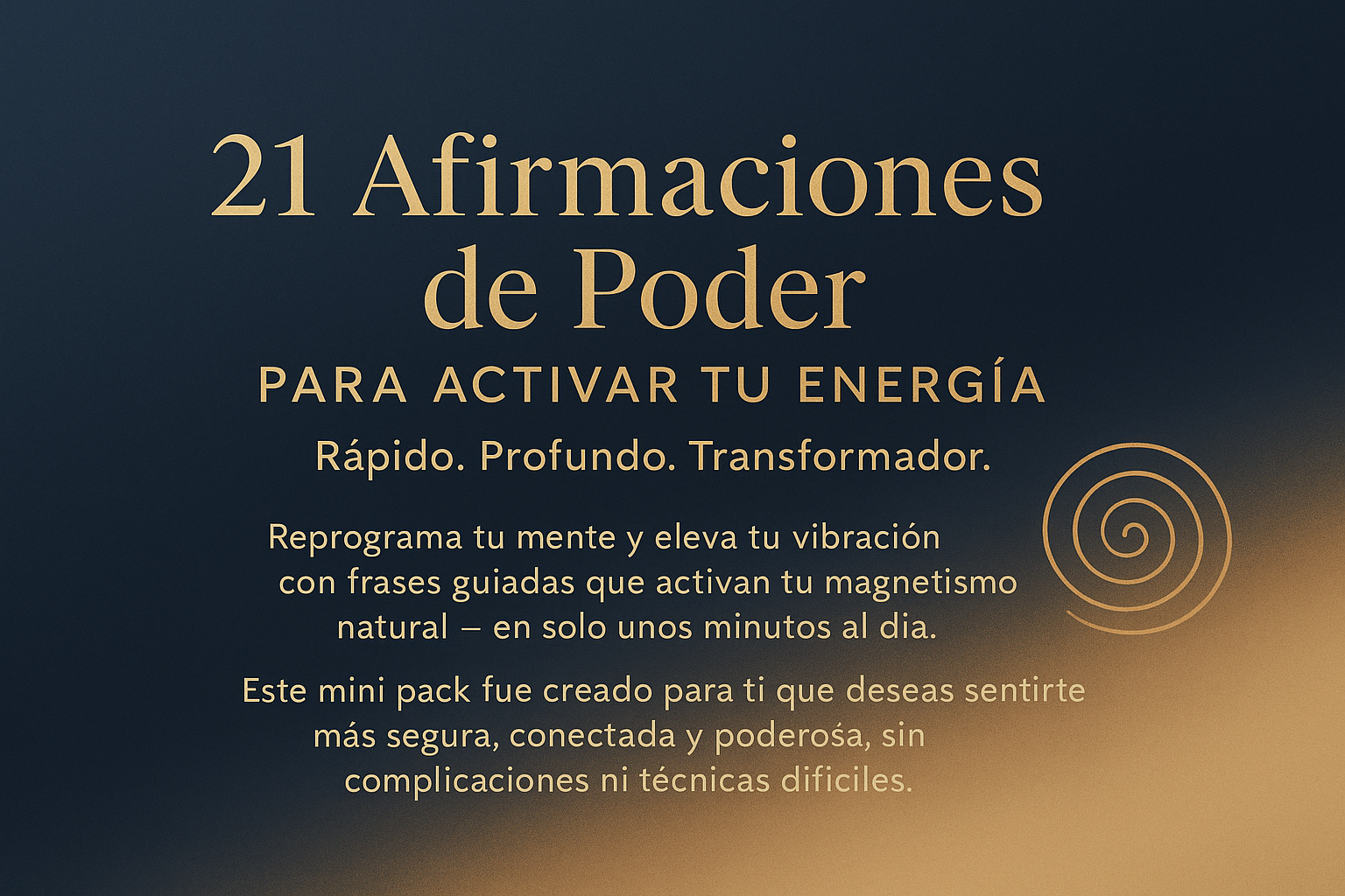 21 Afirmaciones de Poder para Activar tu Energía Rápido. Profundo.
