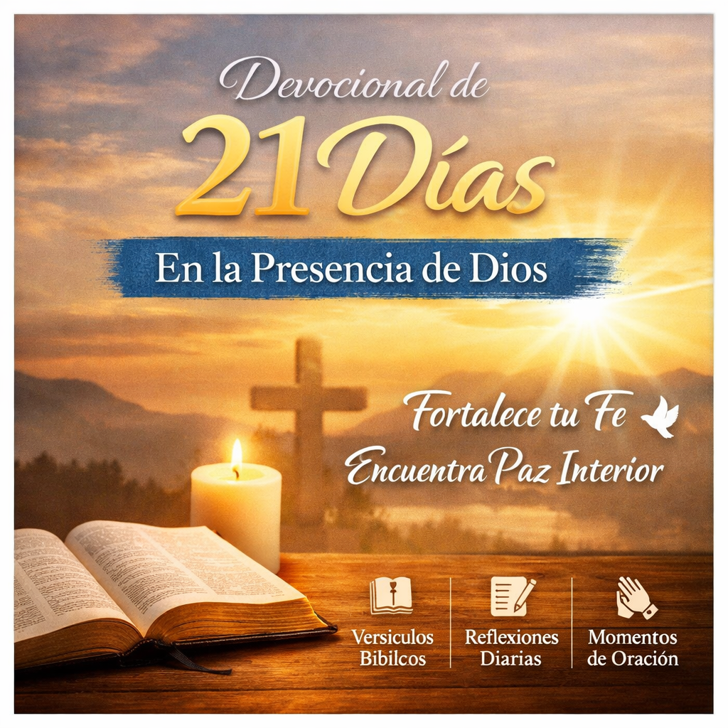 Devocional de 21 días en la Presencia de Dios - Chef Sofía López