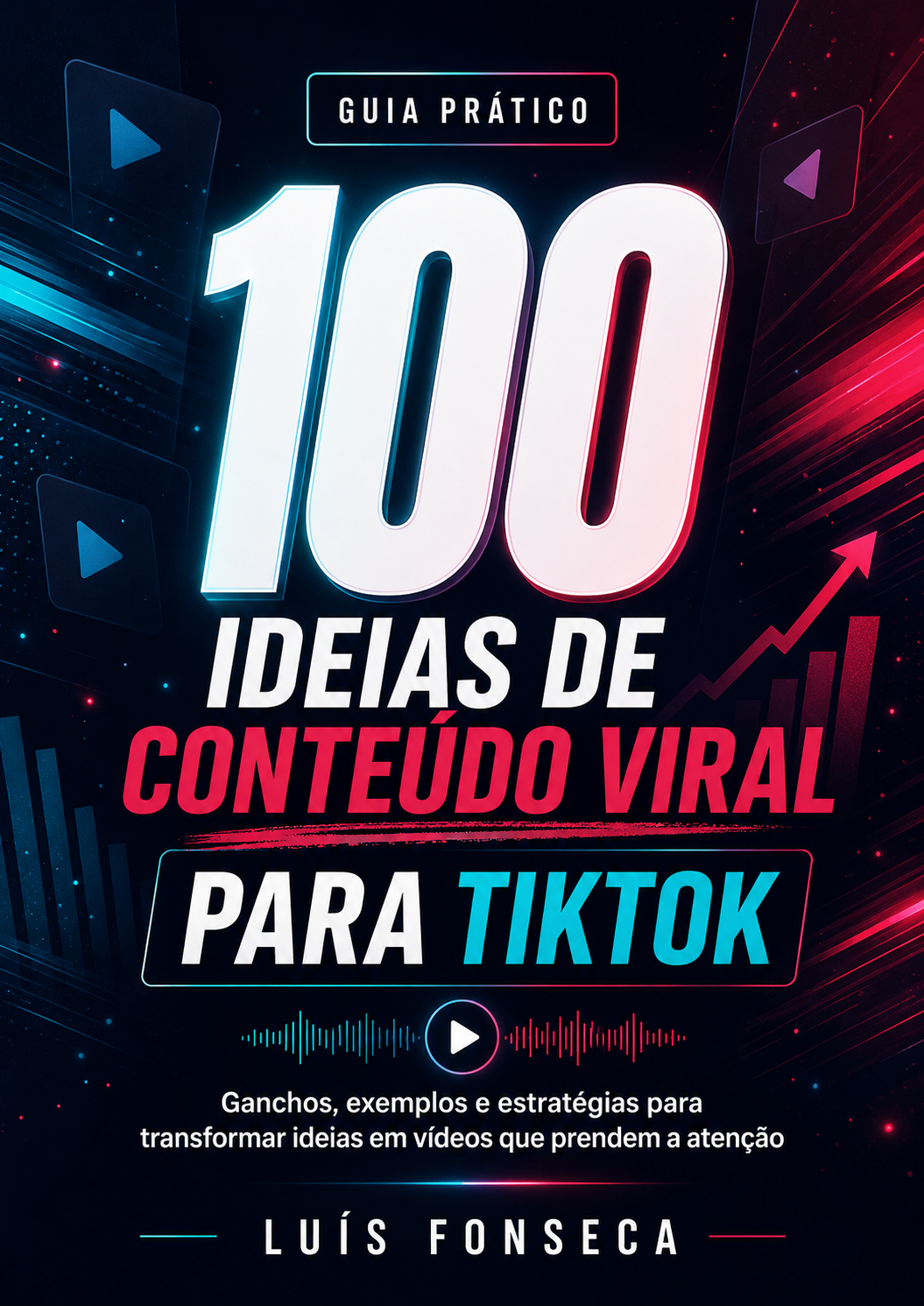 Capa do e-book 100 Ideias de Conteúdo Viral para TikTok