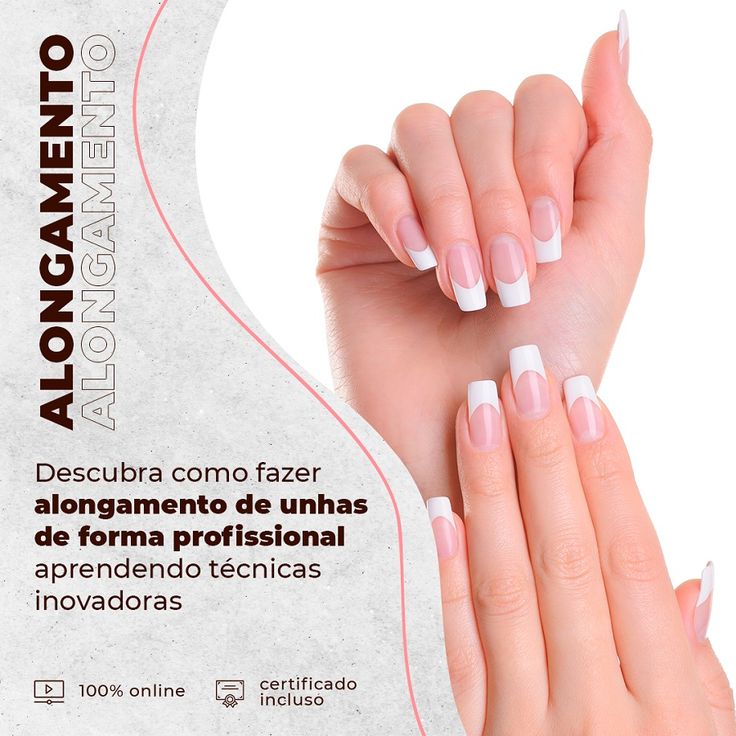 CURSO ALONGAMENTO DE UNHAS COM MAIS DE 50 VÍDEO AULAS