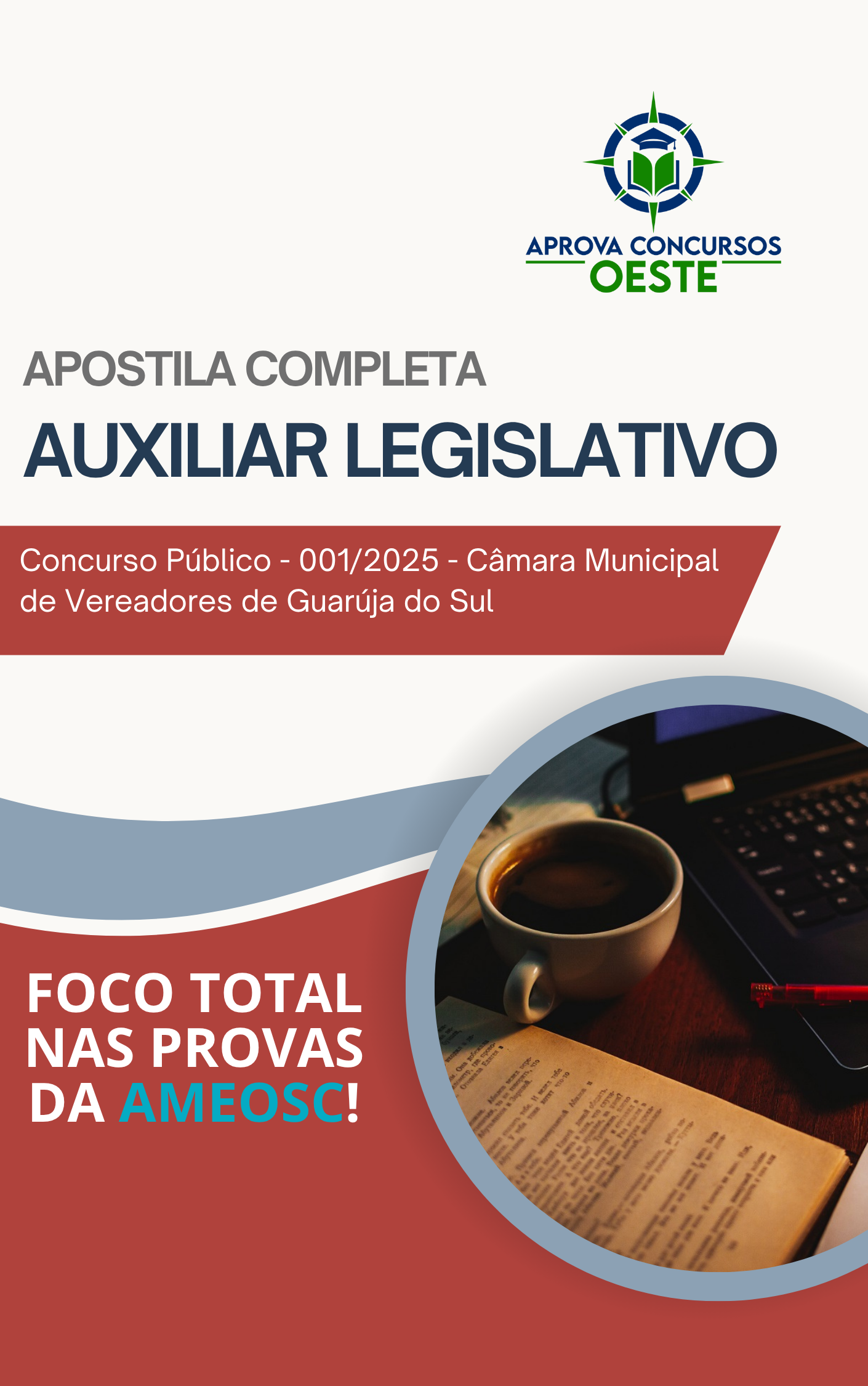 Material - Concurso de Auxiliar Legislativo Câmara de Guarujá do Sul