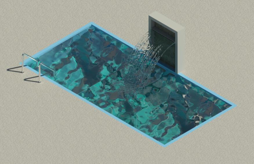 Piscina Rvt Família Revit | Piscina Retangular Paramétrica - Elielço Veloso Co...