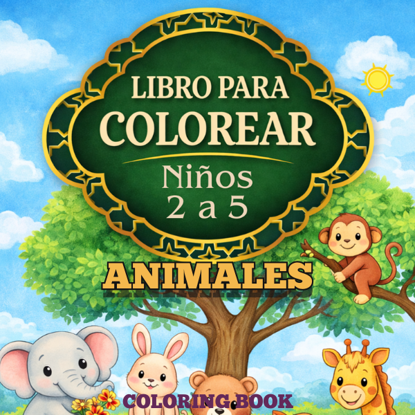 Libro de colorear animales - Productos Digitales | Hotmart