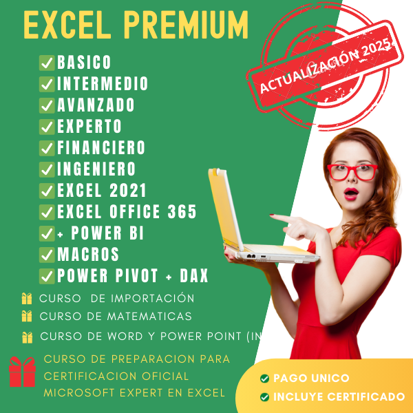Imagen de portada para Ebook 👨‍🏫 Curso de Excel Premium