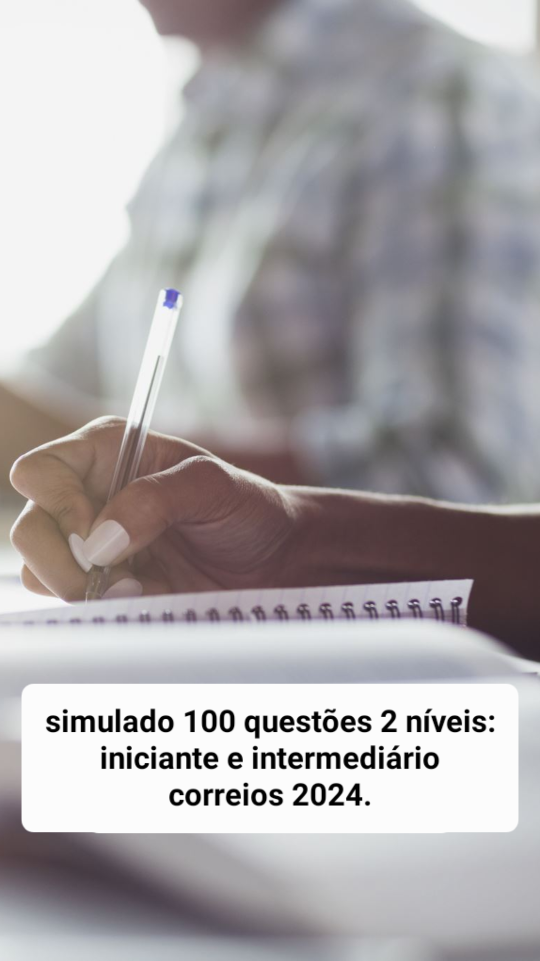 Simulado prova dos correios 100 Q