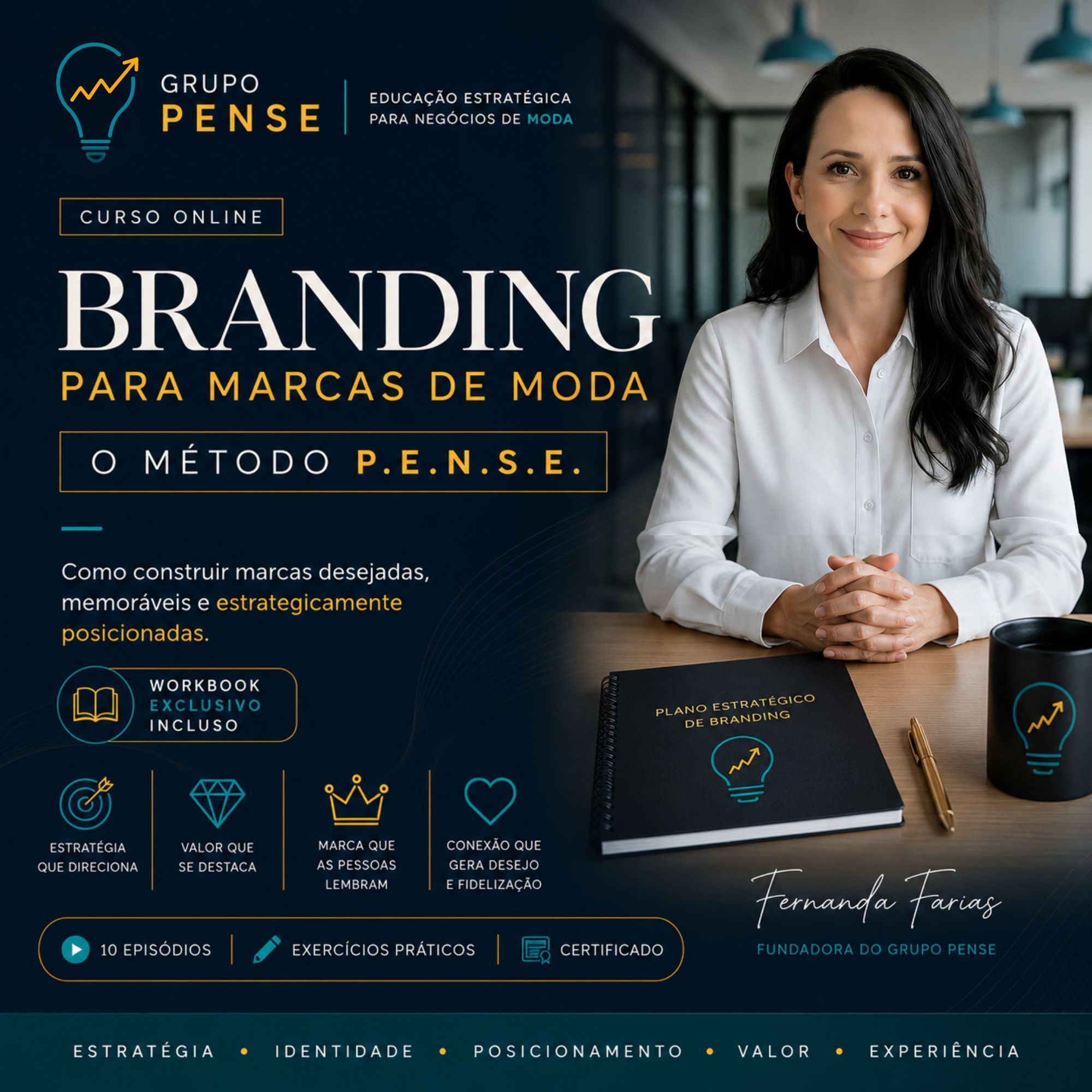 Capa do curso Branding para Marcas de Moda