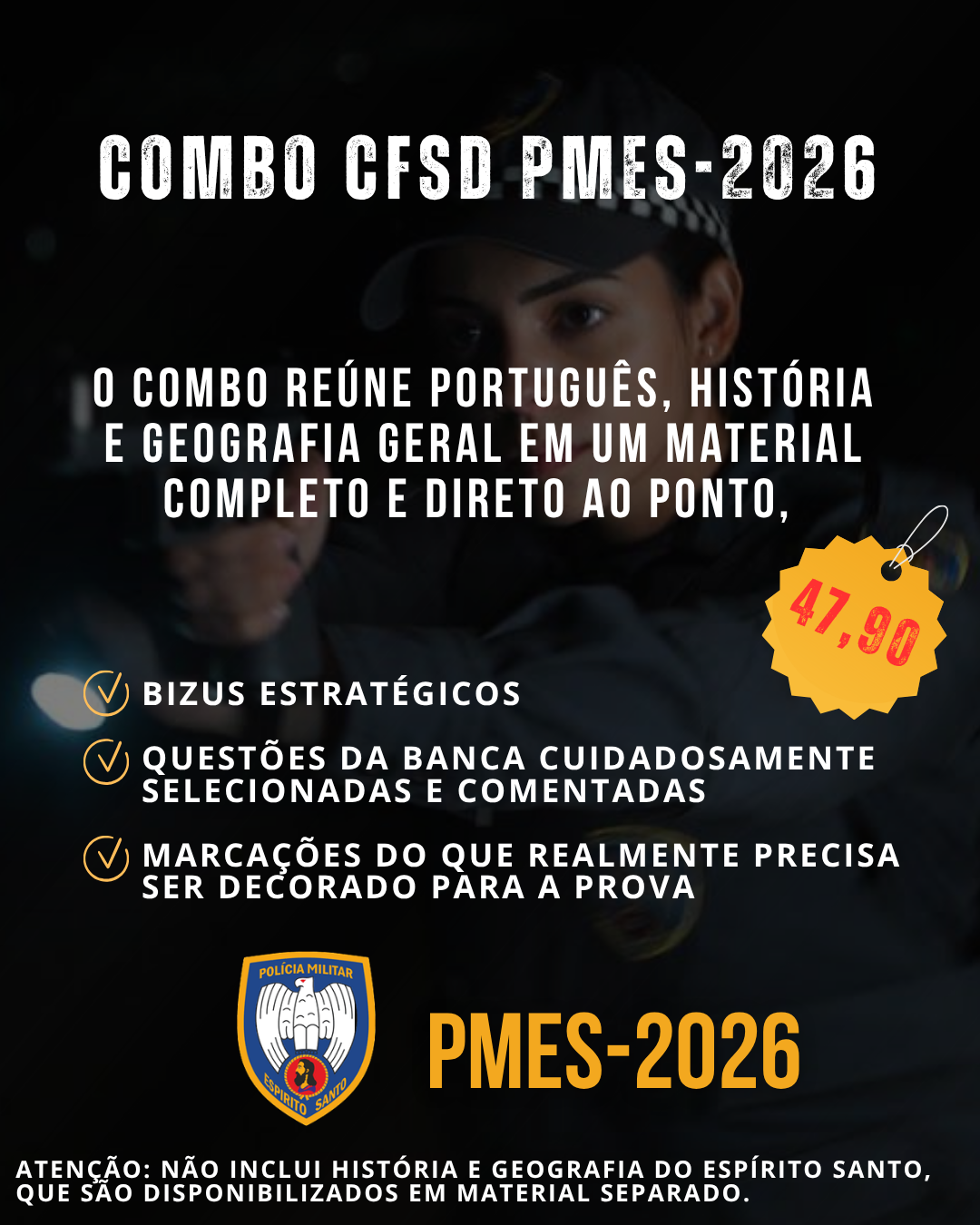 COMBO DE RESUMO ESTRATÉGICO PMES-2026 - Kamilla Moreira | Hotmart
