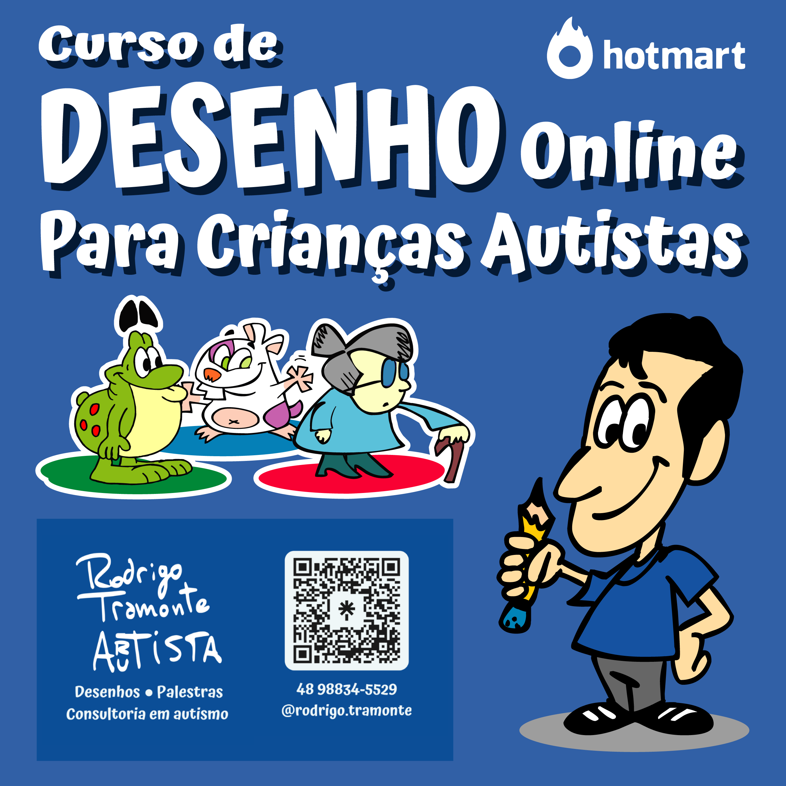 Curso de Desenho Online para Crianças Autistas com Rodrigo Tramonte...