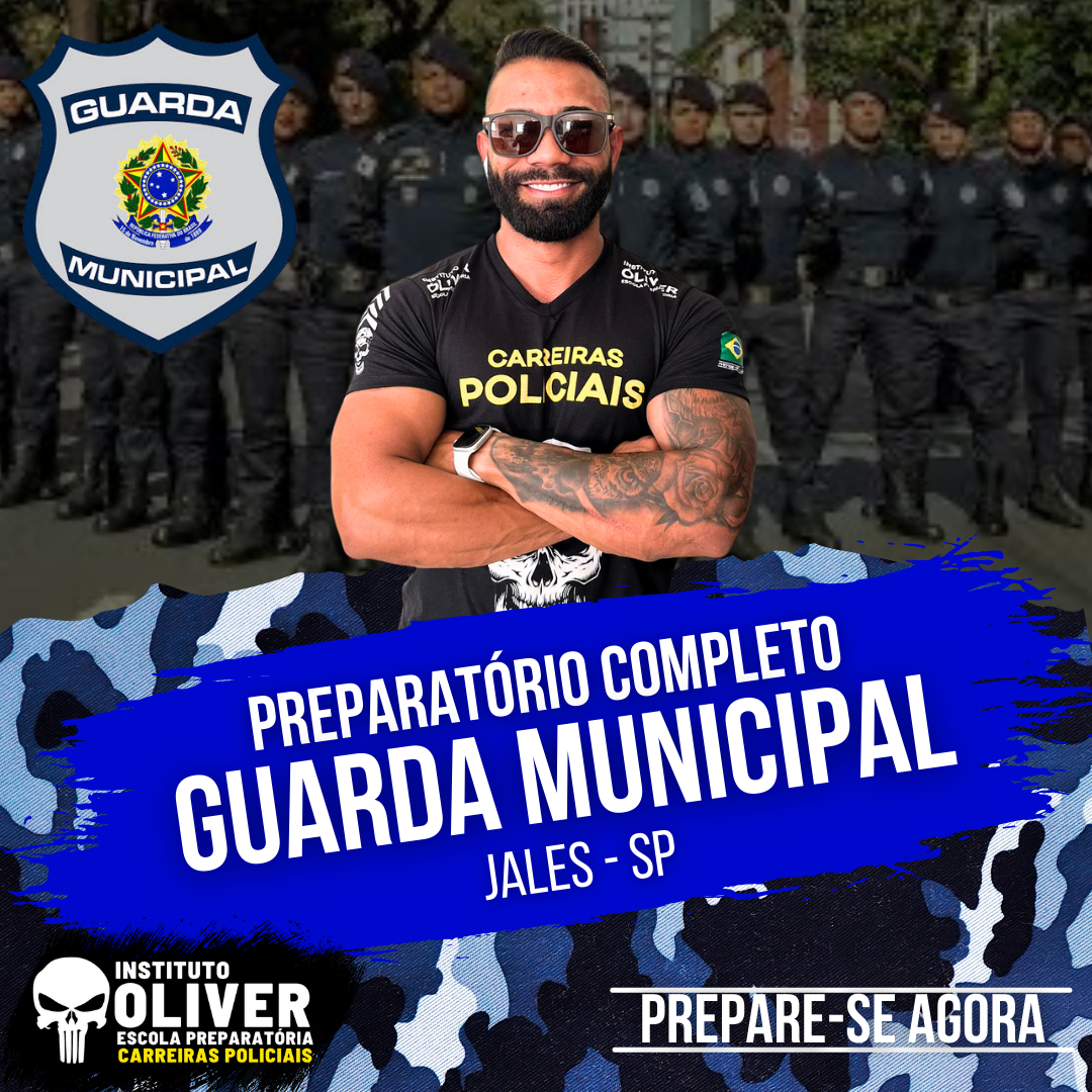 Imagem de capa para o Curso online 👮‍♂️ Preparatório Completo GUARDA MUNICIPAL de JALES - SP 👮‍♂️ GCM - Instituto Óliver
