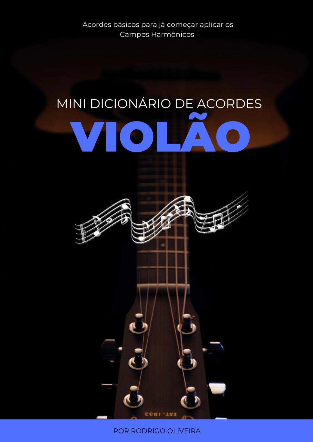 Mini Dicionário De Acordes Violão Rodrigo Oliveira Hotmart